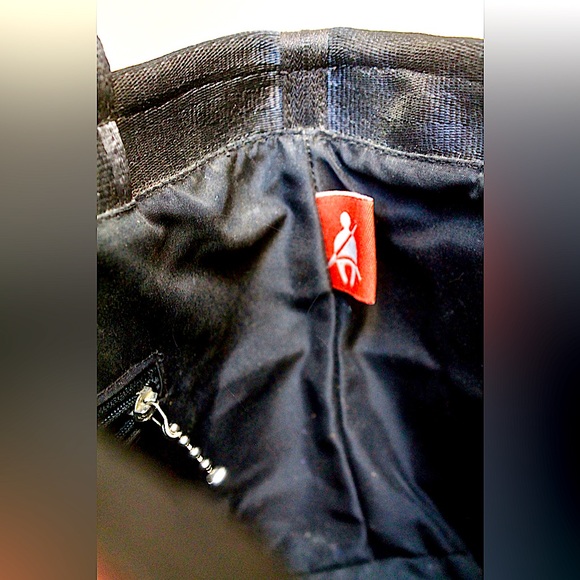 HARVEY’S SEATBELT BAG BLACK ORIGINAL 7 BY 11 VINTAGE - Picture 6 of 6